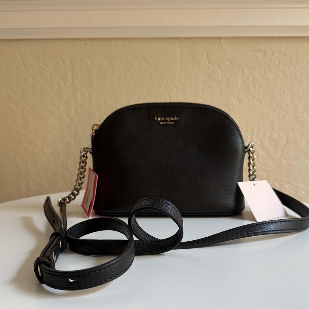 Kate Spade Black Leather Crossbody Bag